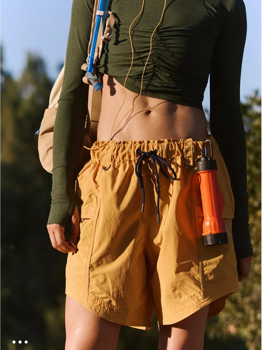 Free People Movement In the Wild Long Hike Shorts